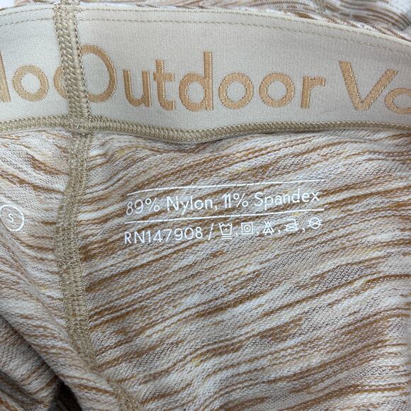 Outdoor Voices Oatmeal Space Dye Cream Leggings Women's Small Workout Base Layer - Picture 5 of 5